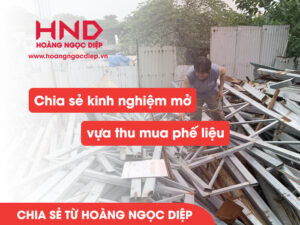 mở cửa hàng thu mua phế liệu