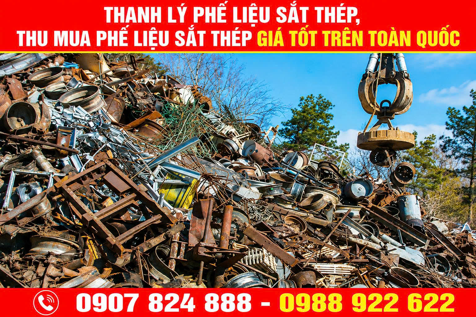 thu mua phế liệu sắt thép