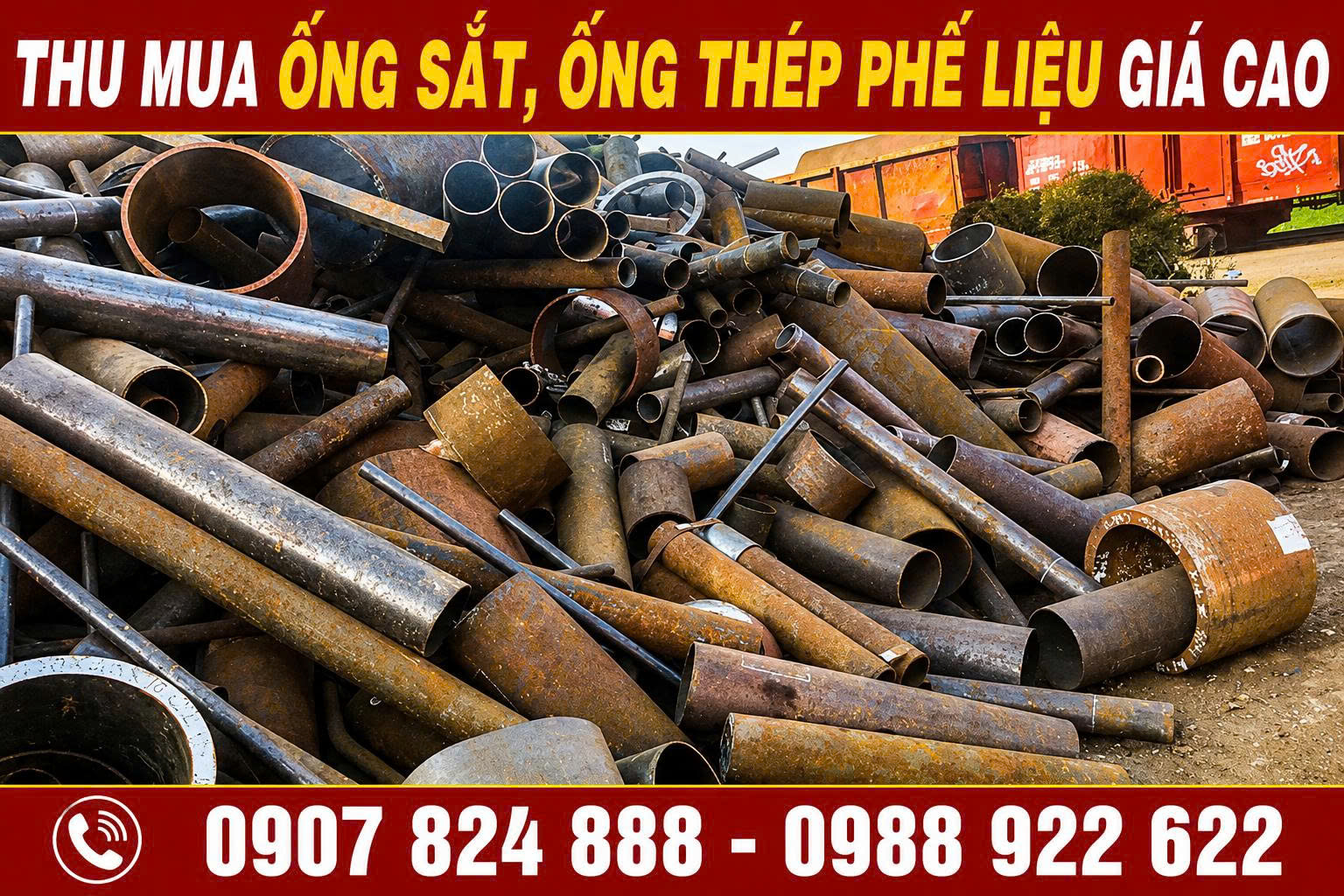 thu mua sắt thép phế liệu