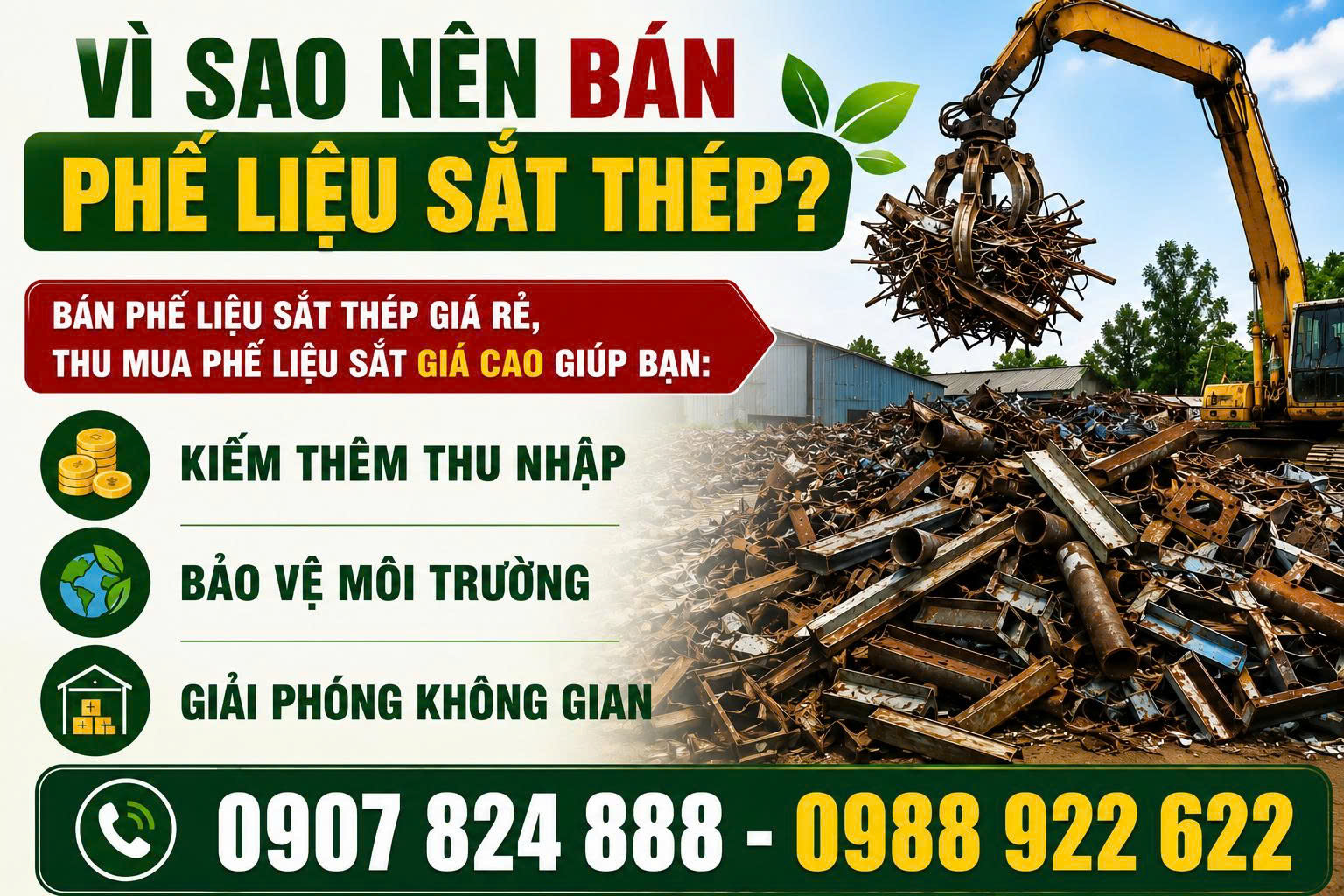 thu mua phế liệu sắt thép