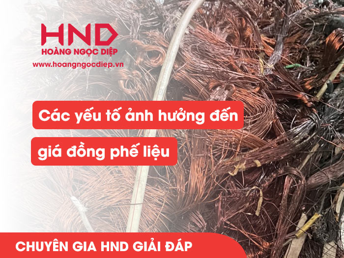 Các yếu tố ảnh hưởng đến giá đồng phế liệu