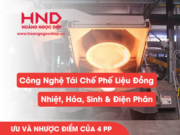 Công nghệ tái chế phế liệu đồng