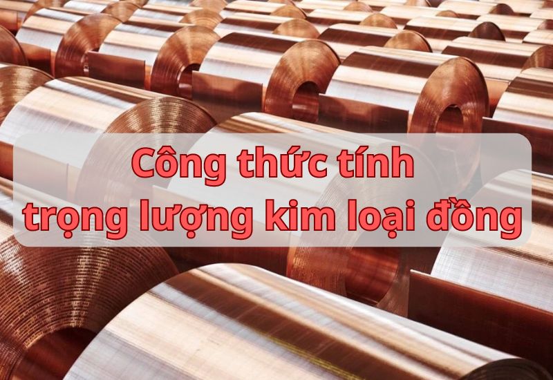 công thức tính trọng lượng riêng của đồng