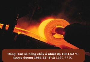 nhiệt độ nóng chảy của đồng