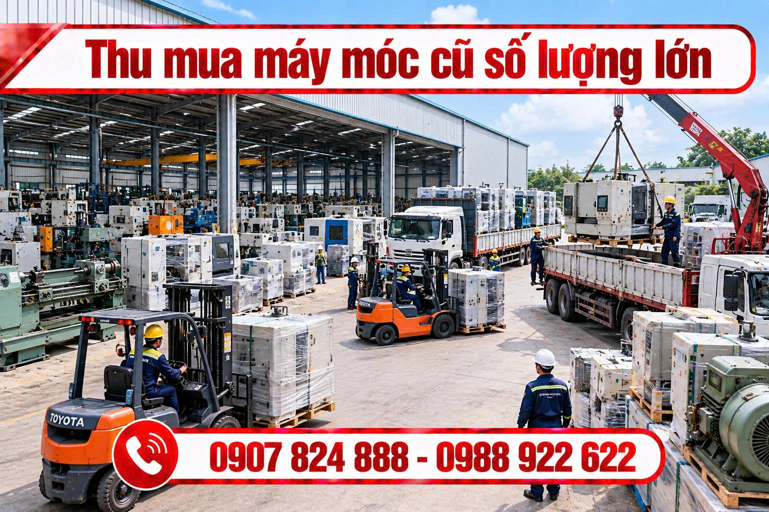 thu mua máy móc cũ