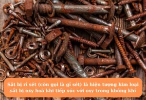 sắt bị rỉ sét là hiện tượng gì