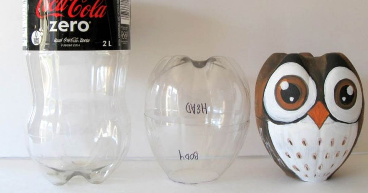 tái chế chai nhựa thành con vật