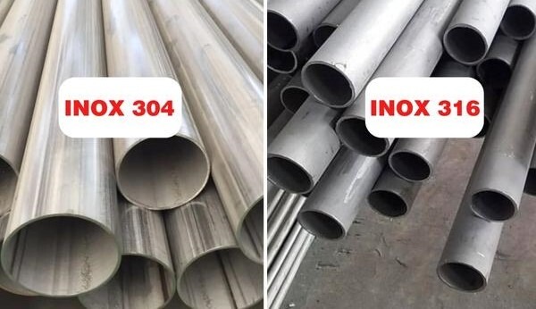 Inox 316 với inox 304