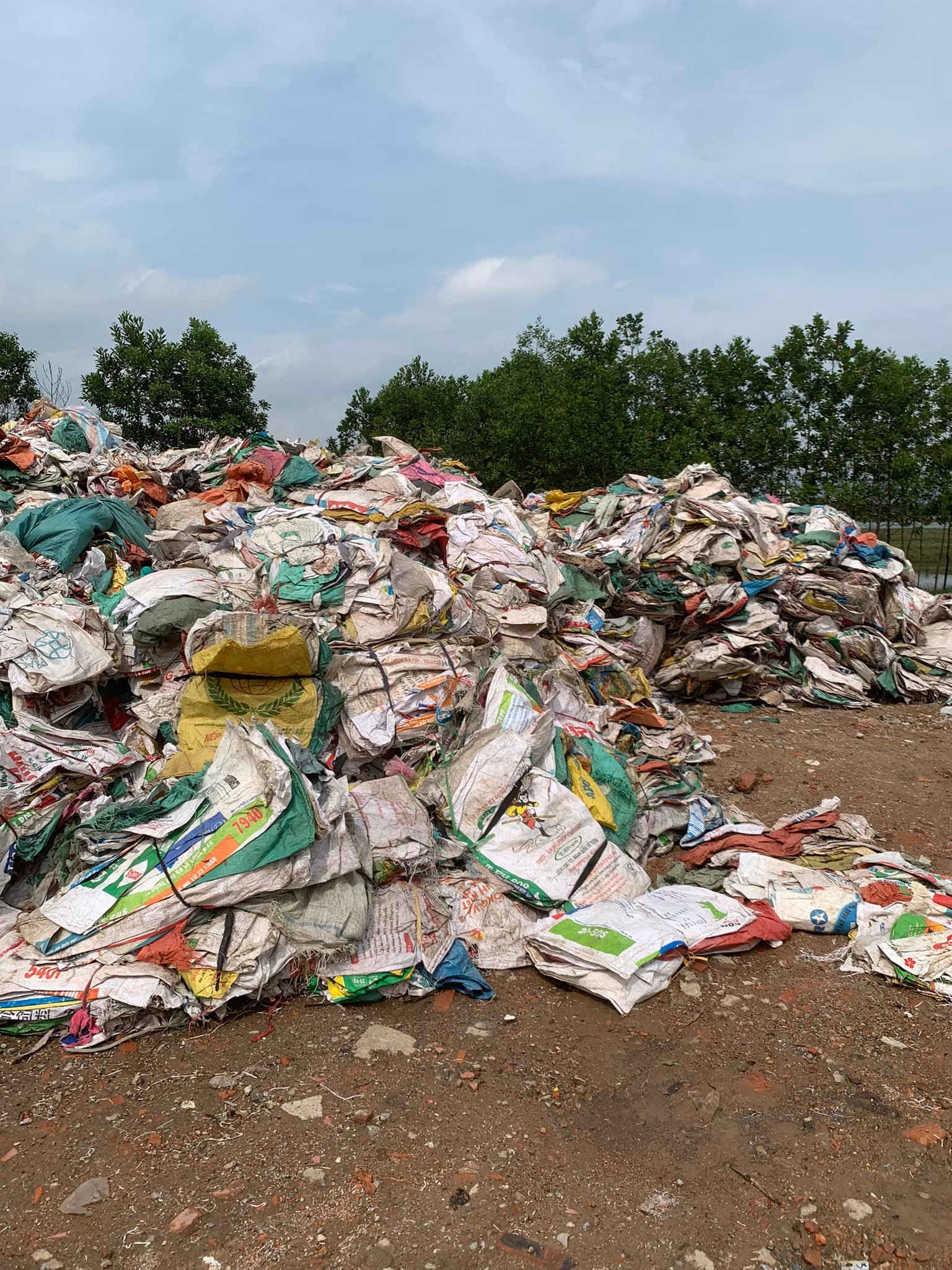 thu mua vỏ bao xi măng phế liệu