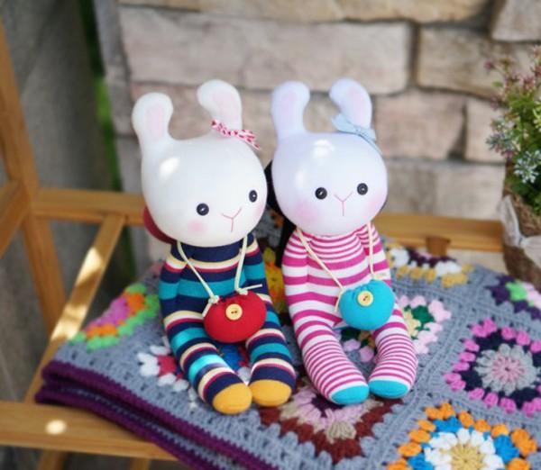 làm gấu bông bằng vải vụn