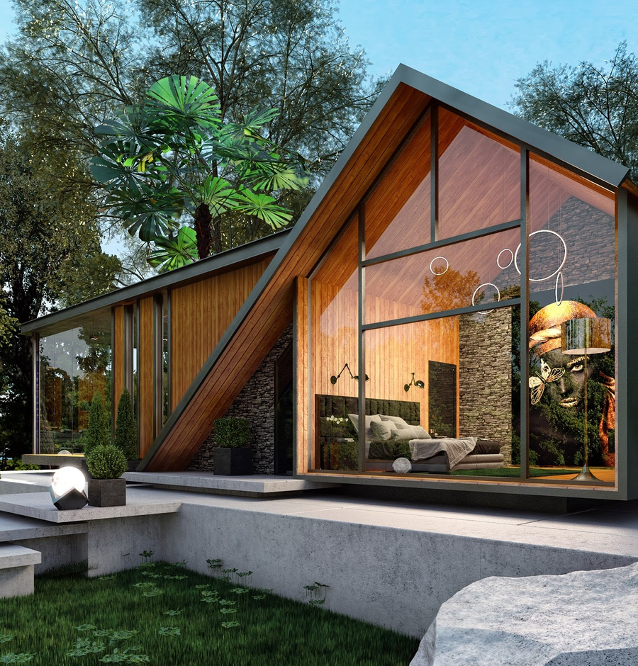 nhà tiền chế nông thôn