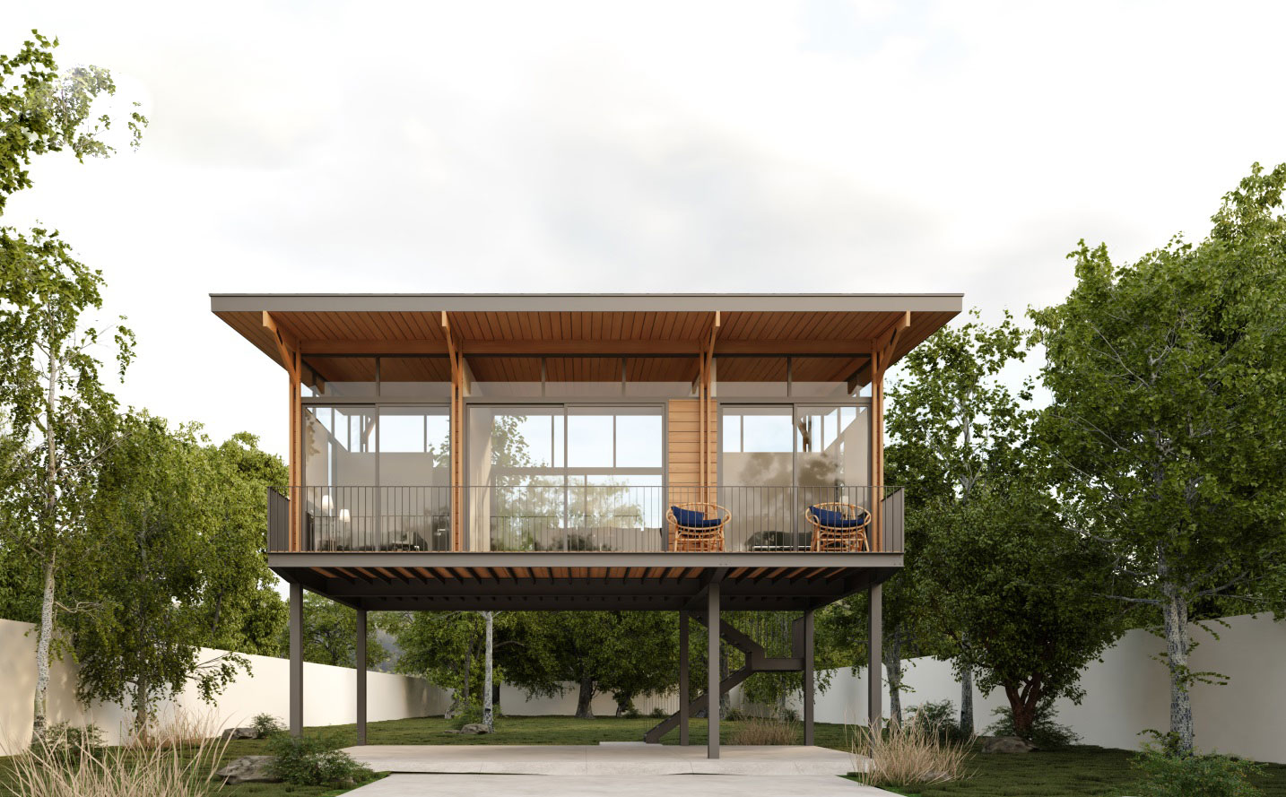 nhà tiền chế nông thôn