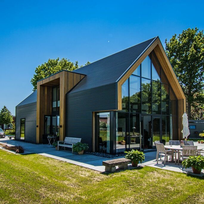 nhà tiền chế nông thôn