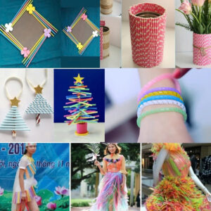 tái chế ống hút​