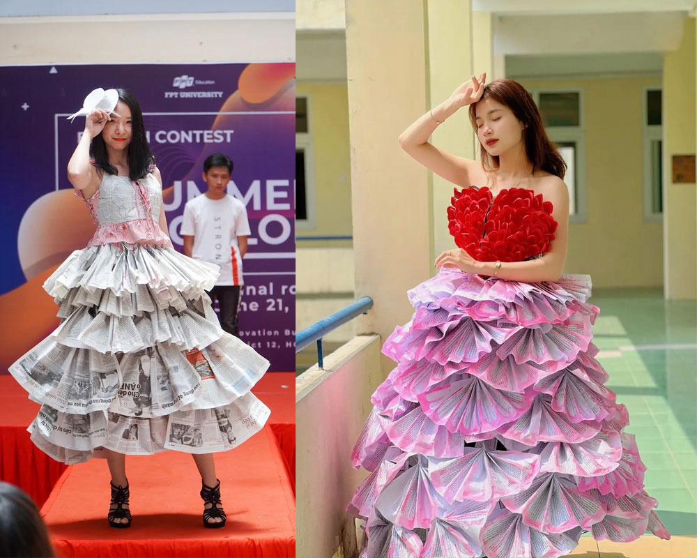 trang phục tái chế