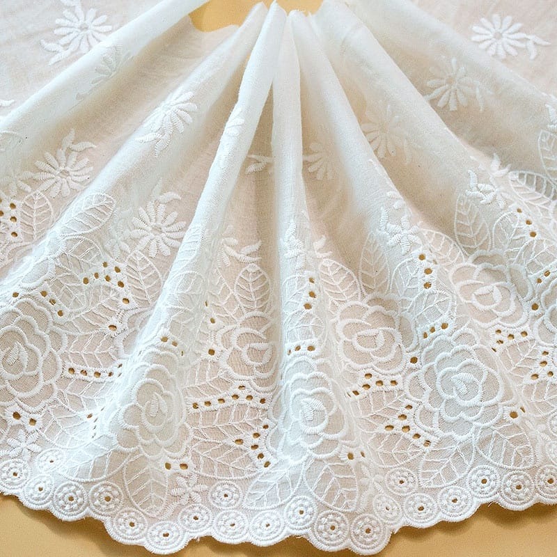 vải cotton lace
