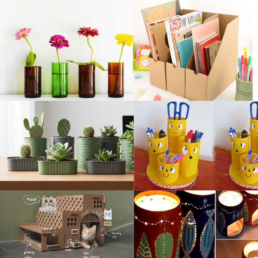 làm đồ dùng gia đình bằng phế liệu