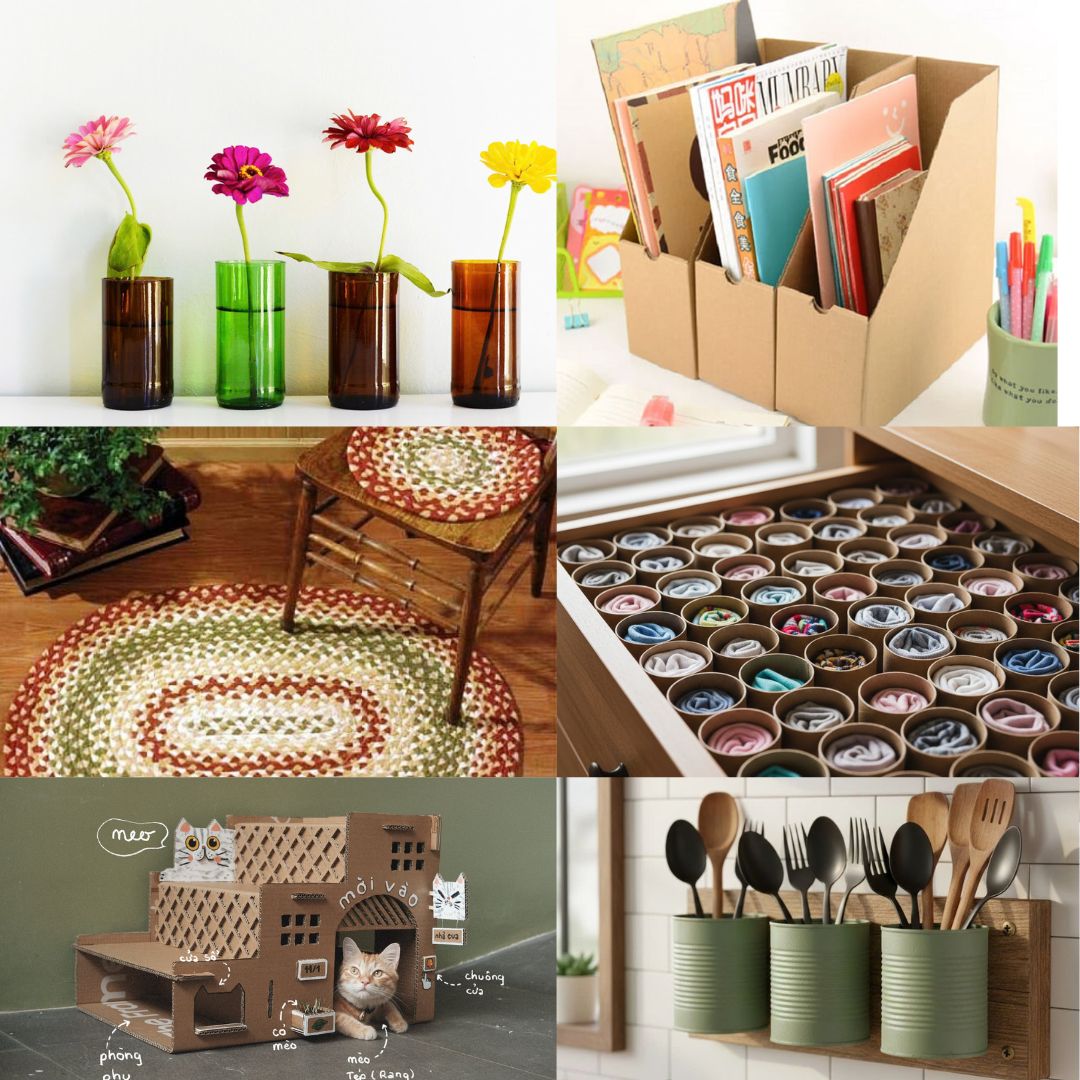 làm đồ dùng gia đình bằng phế liệu