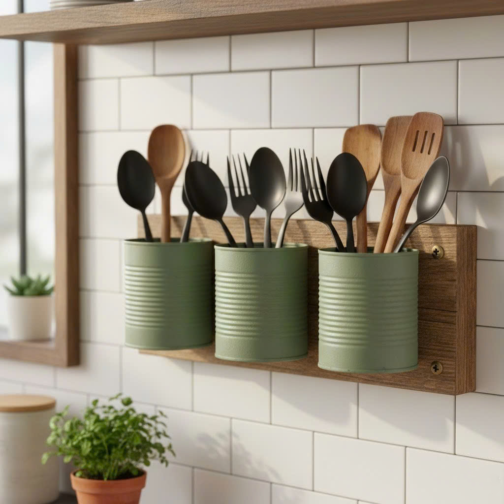 làm đồ dùng gia đình bằng phế liệu