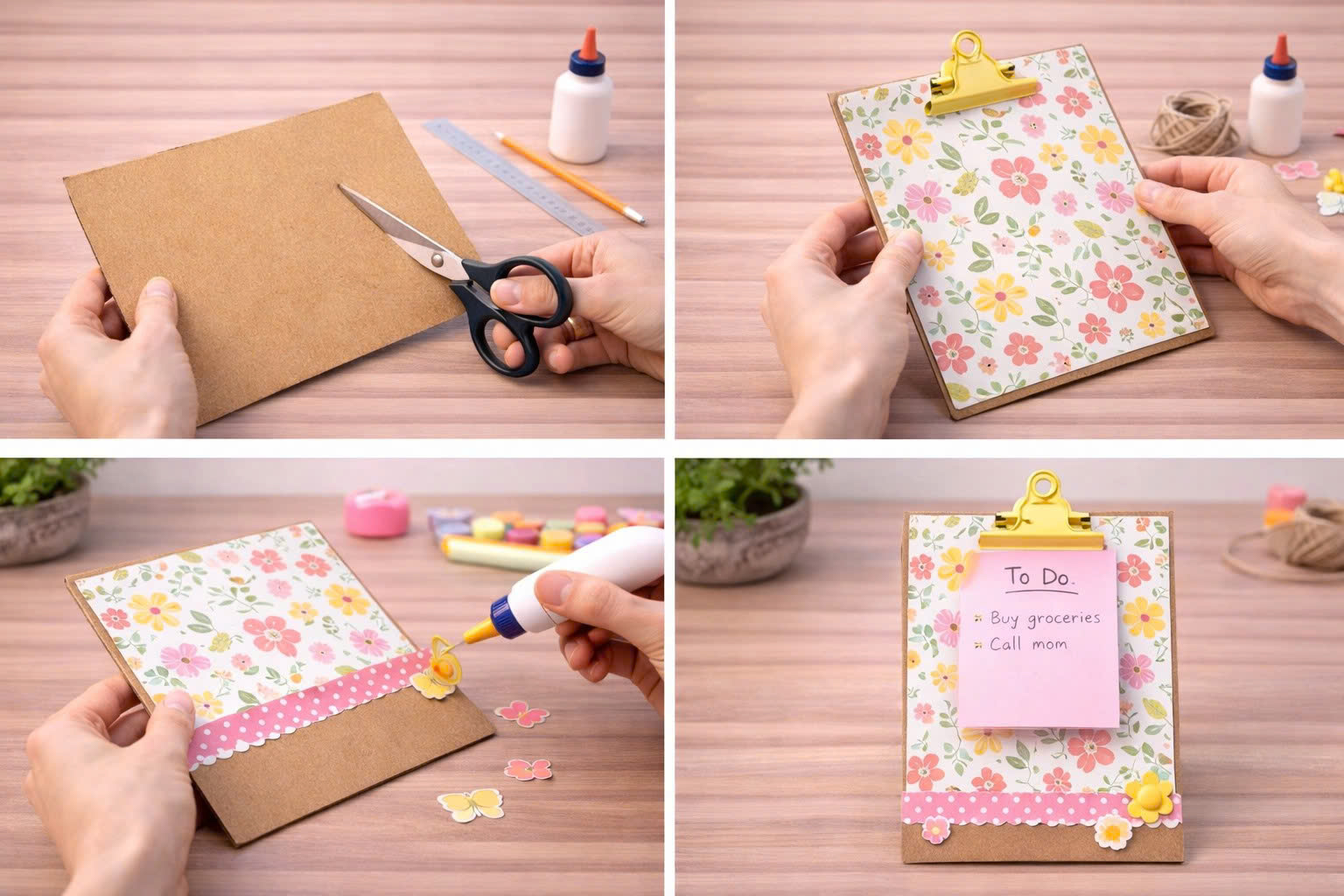 làm đồ handmade từ bìa carton