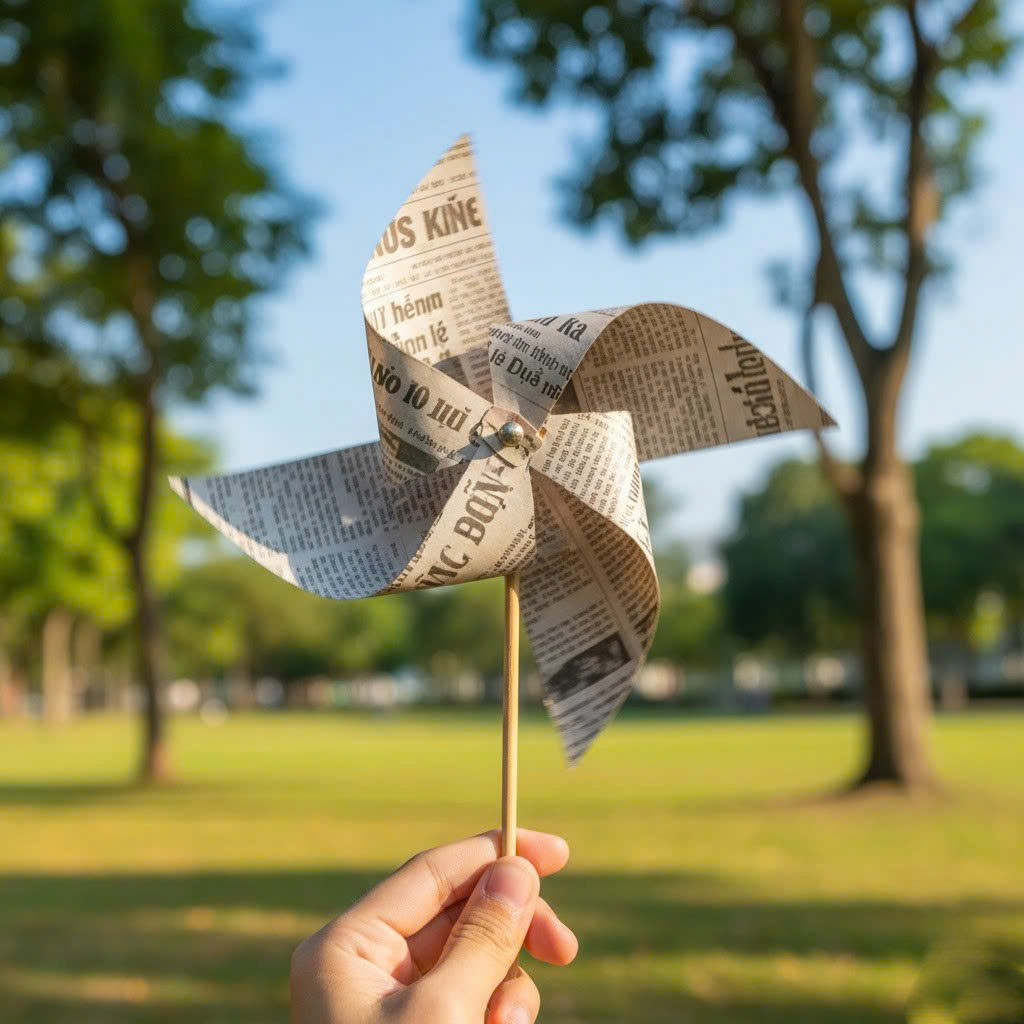 làm đồ chơi sáng tạo từ phế liệu