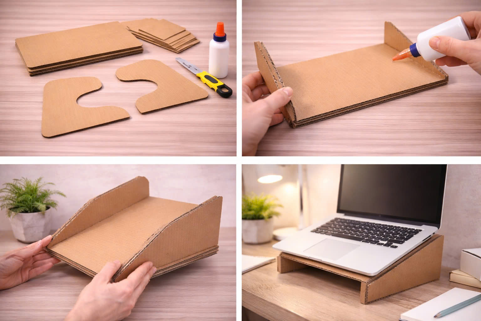 làm đồ handmade từ bìa carton