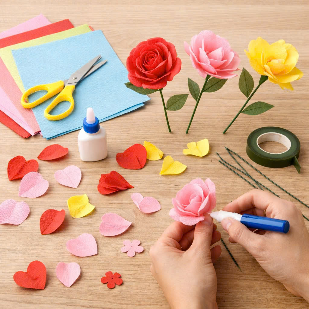 làm đồ handmade bằng giấy