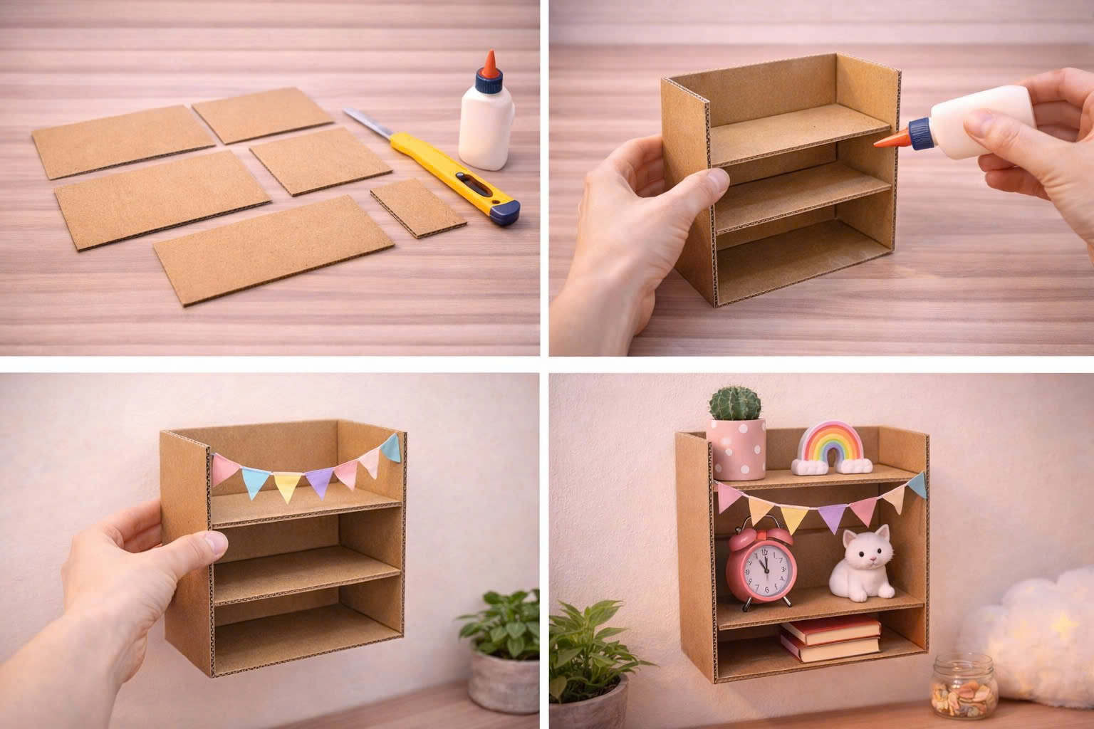 làm đồ handmade từ bìa carton