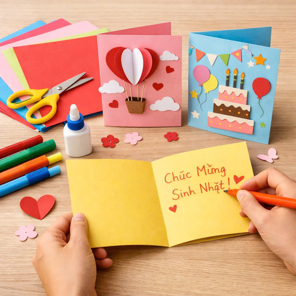 làm đồ handmade bằng giấy