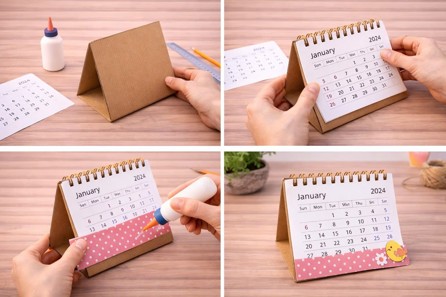 làm đồ handmade từ bìa carton