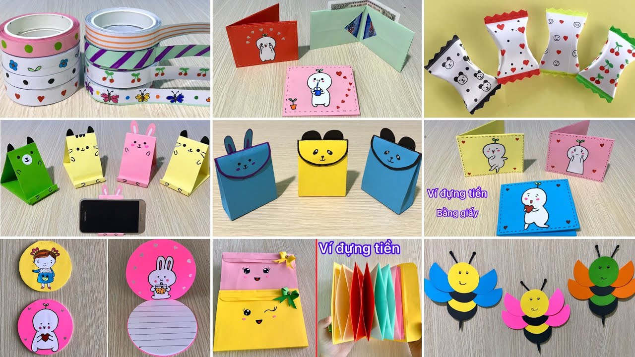 làm đồ handmade bằng giấy