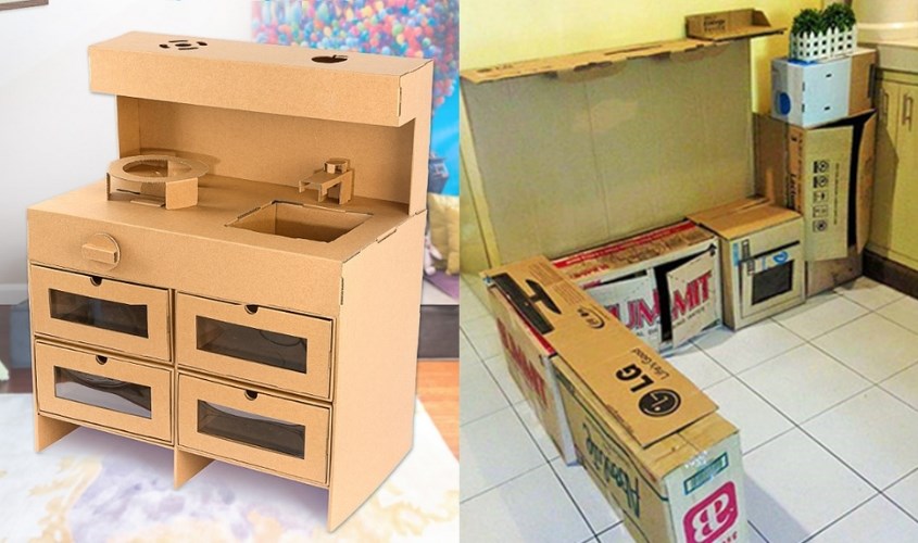 làm đồ handmade từ bìa carton