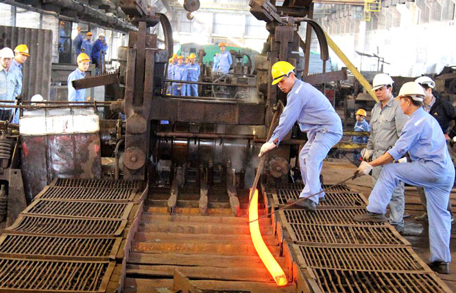 quy trình sản xuất thép