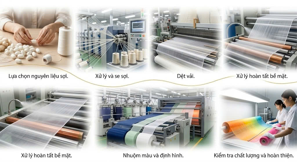 vải organza