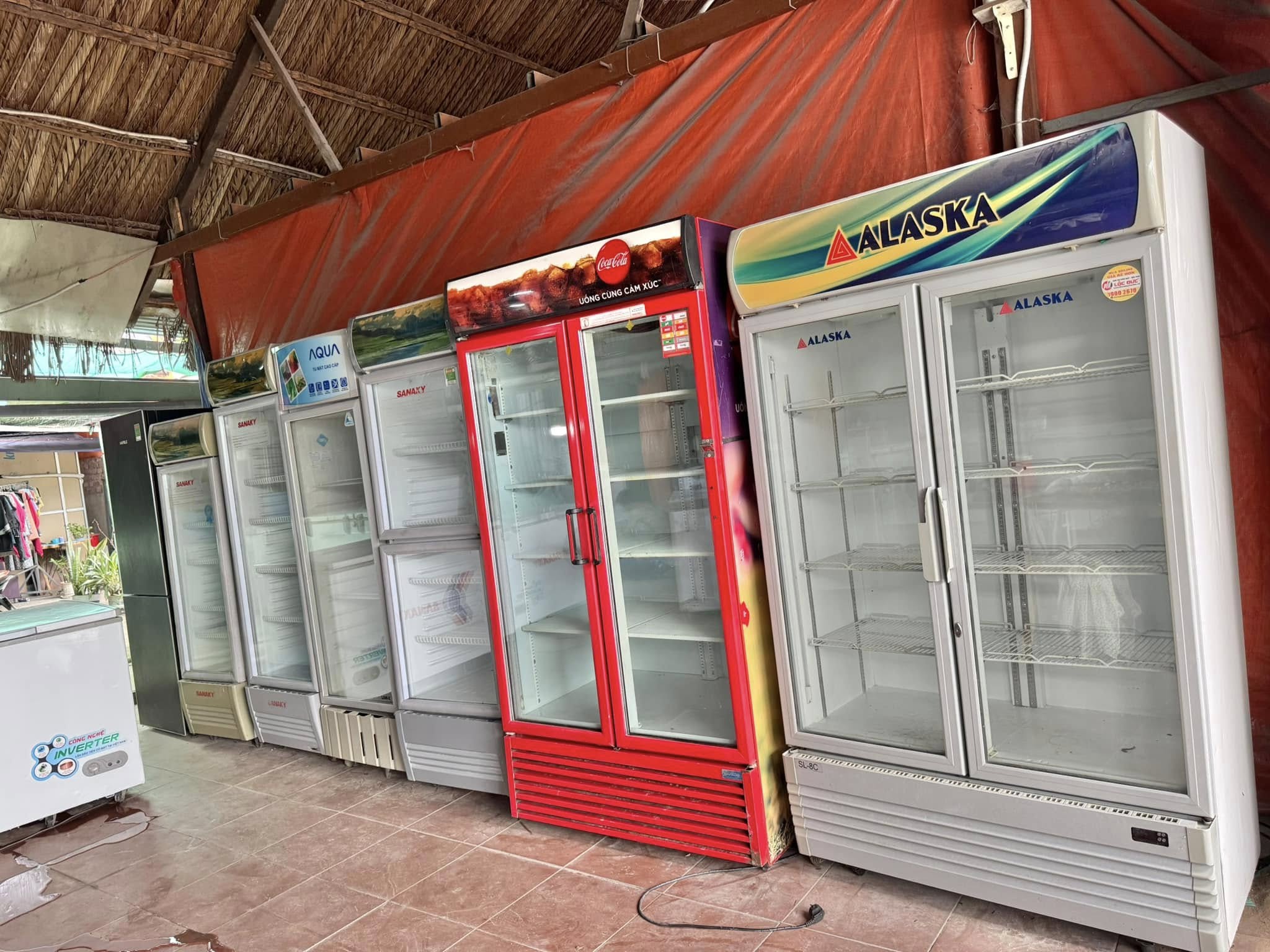 thu mua tủ mát cũ