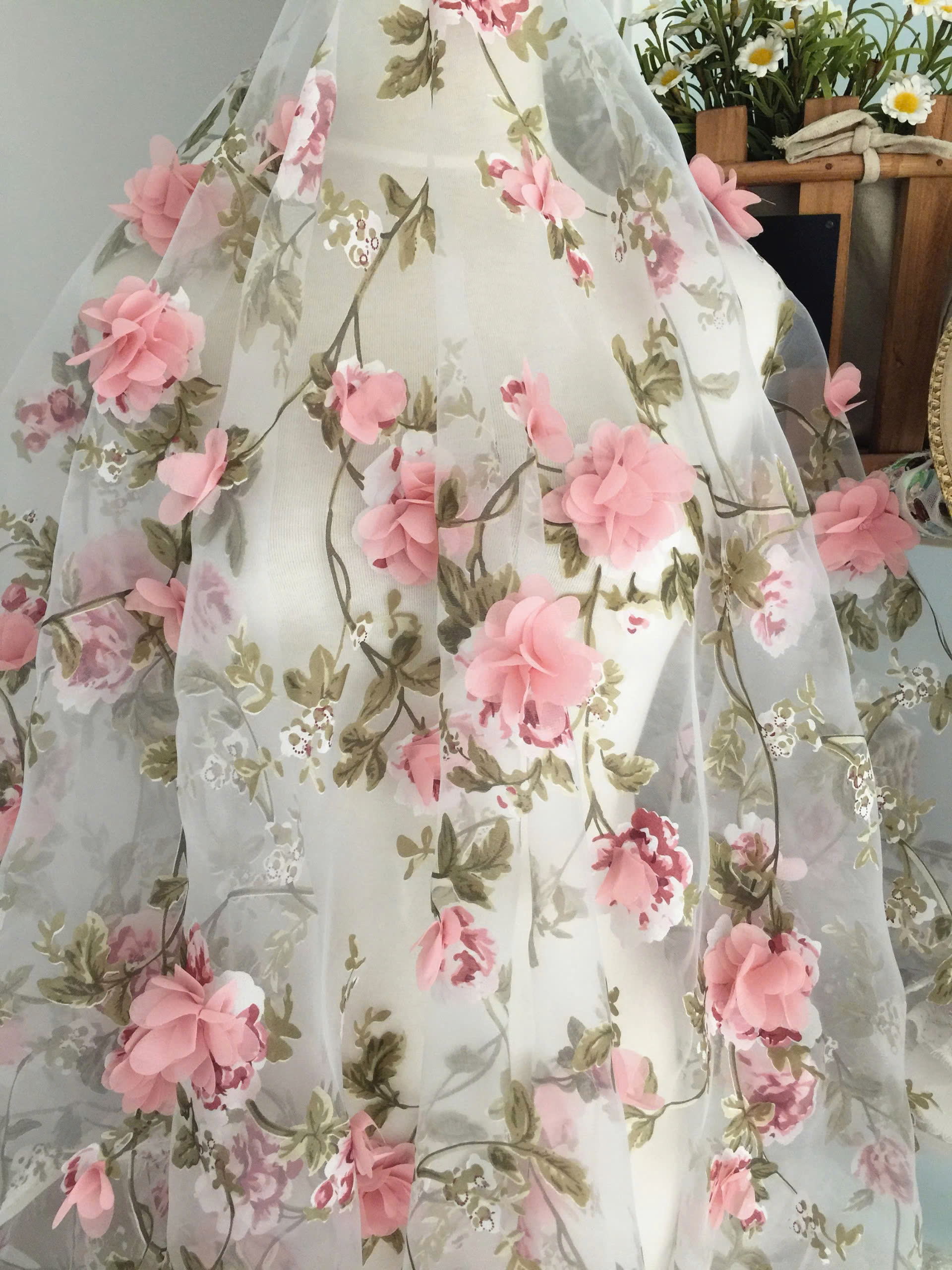 vải organza