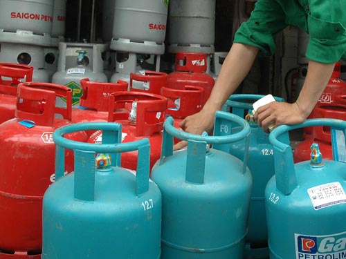 thu mua vỏ bình gas cũ