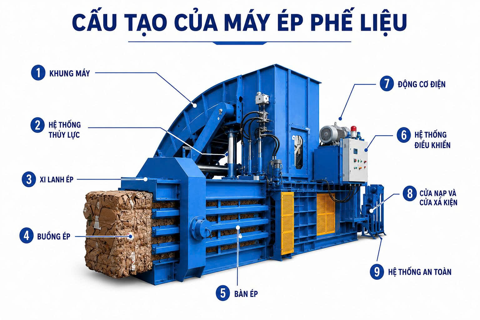 máy ép phế liệu
