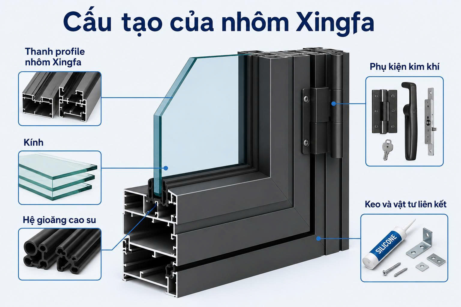 nhôm xingfa