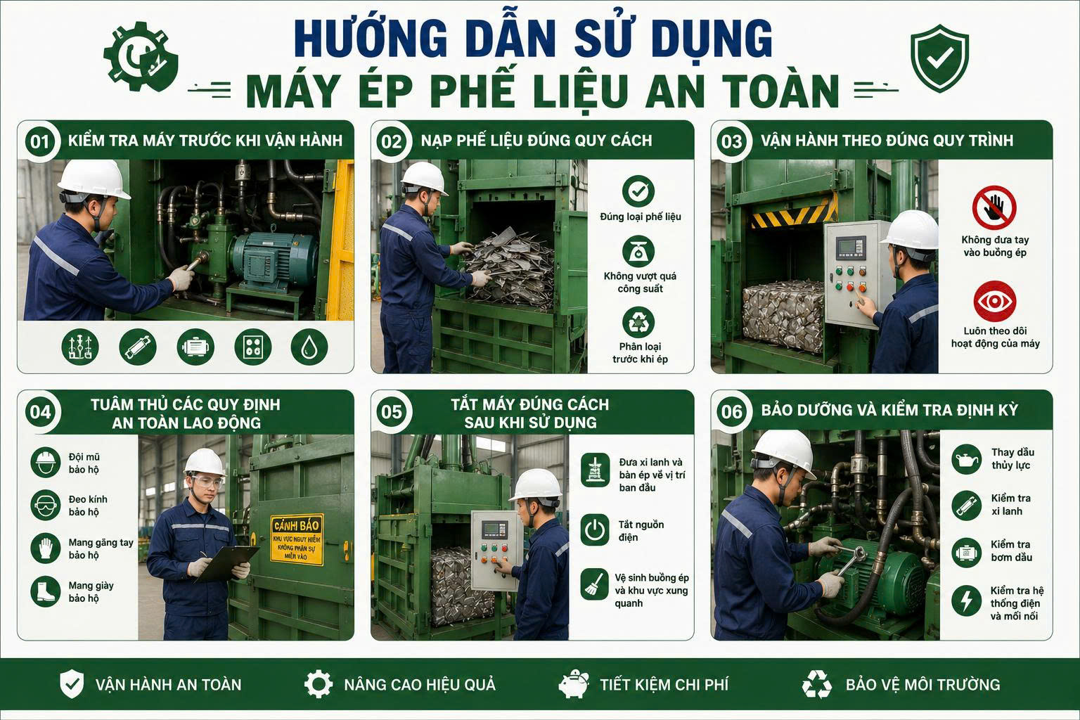 máy ép phế liệu