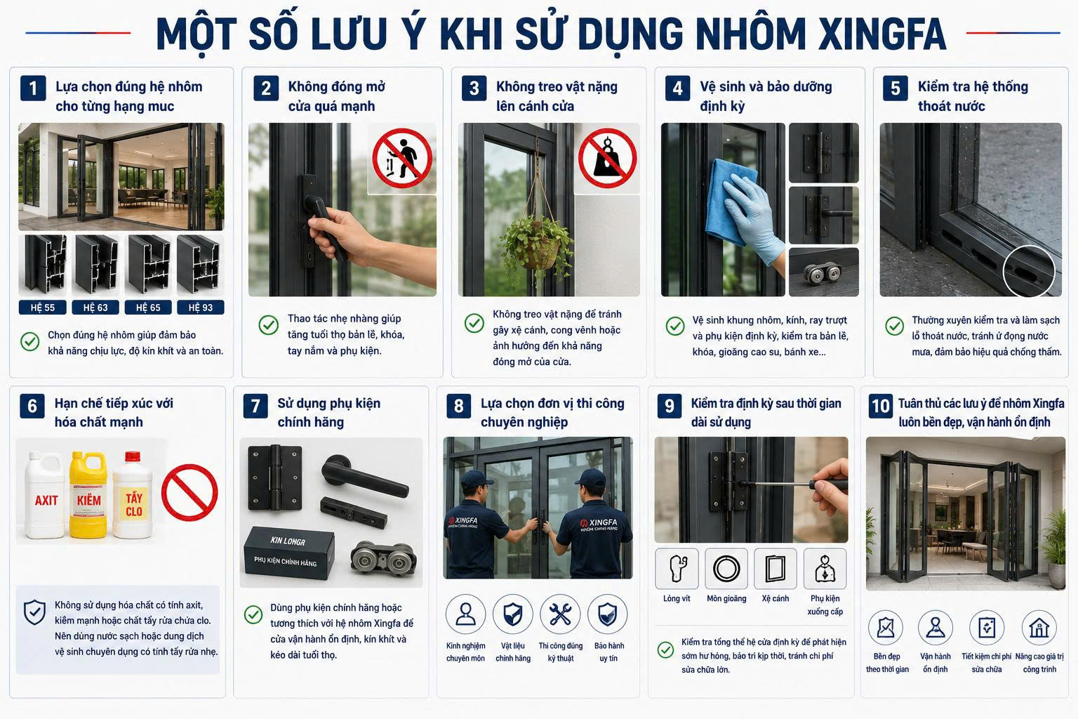 nhôm xingfa
