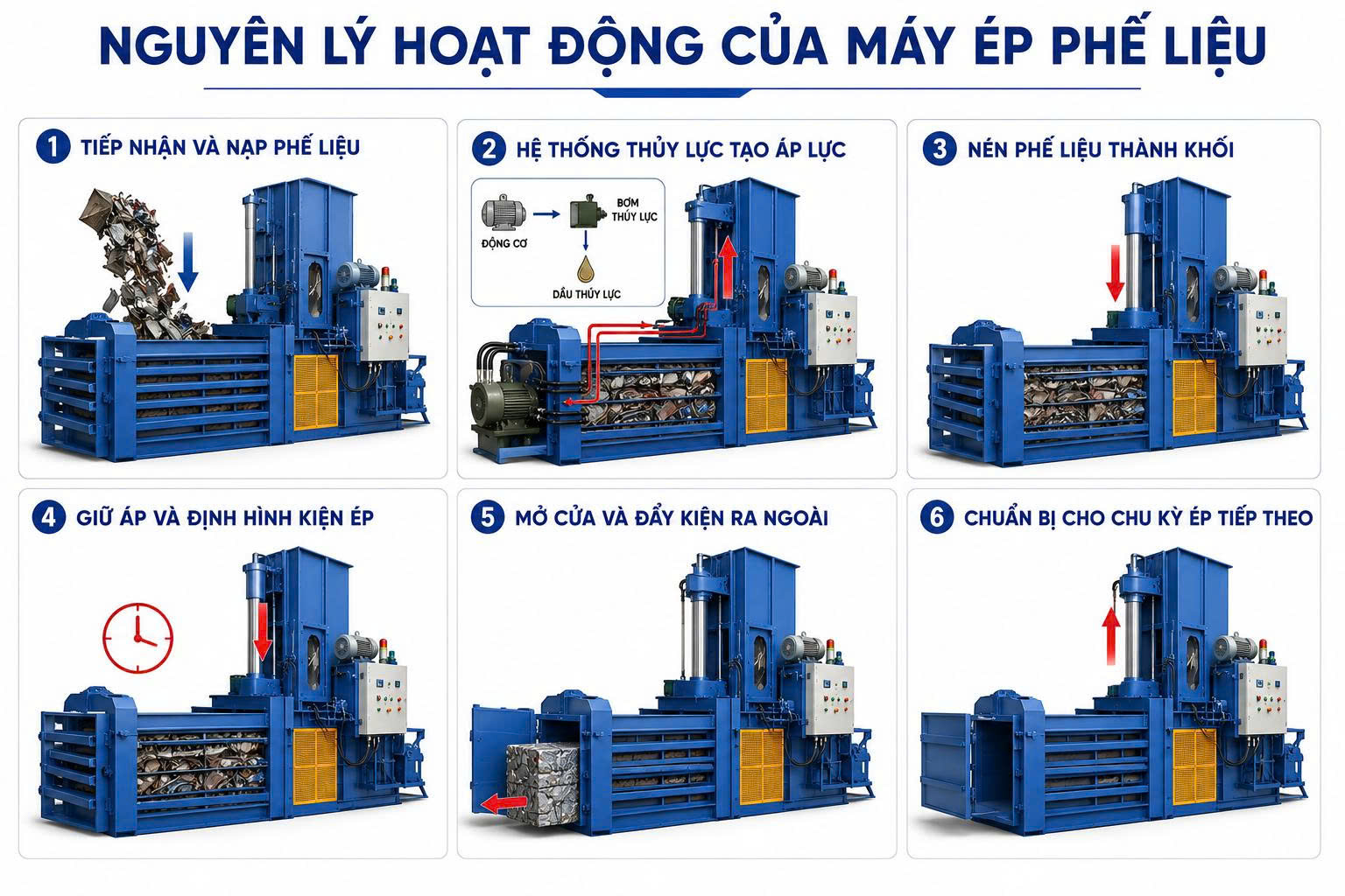 máy ép phế liệu