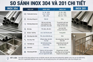 inox 304 và 201