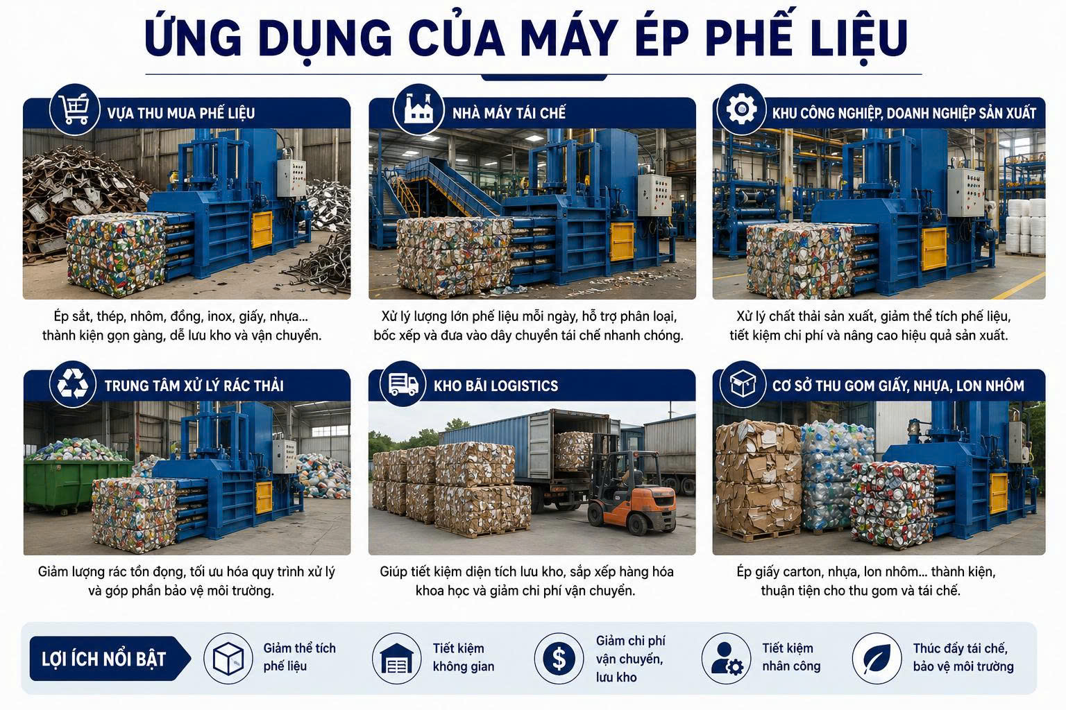 máy ép phế liệu