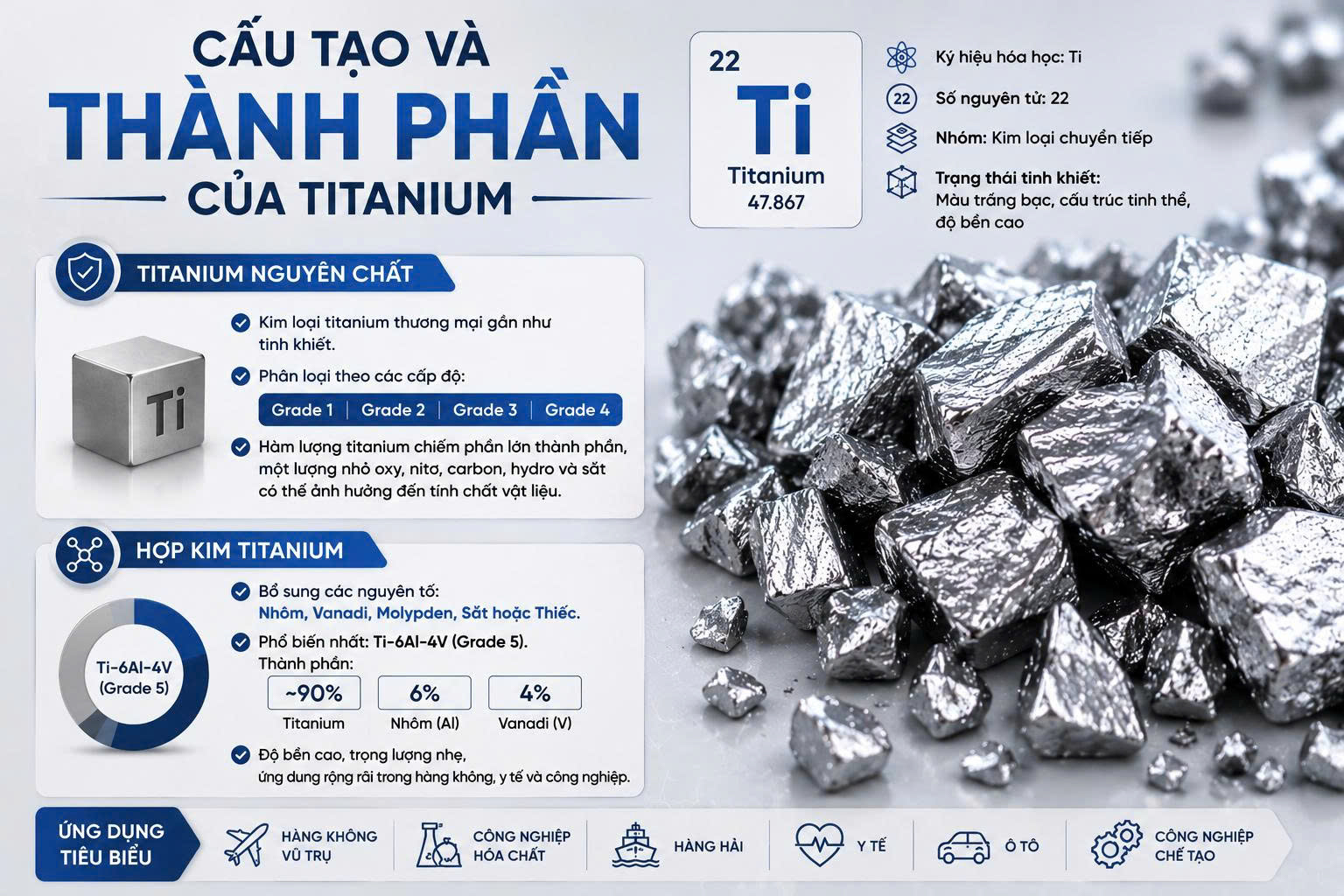 kim loại titanium