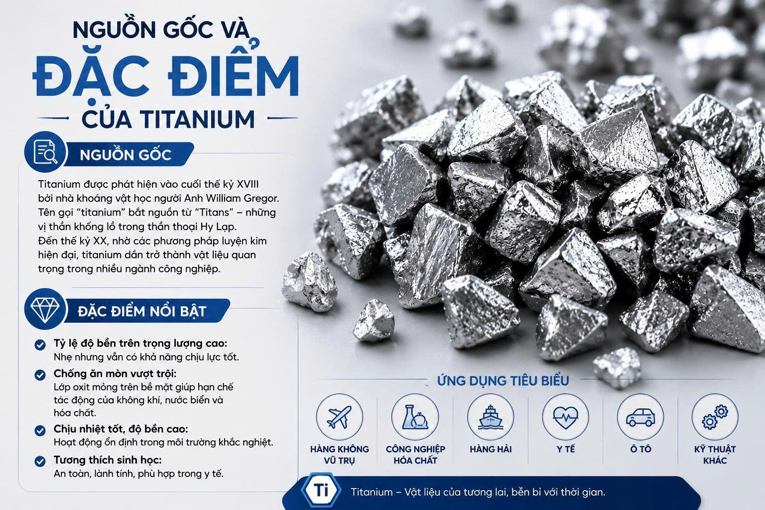 kim loại titanium