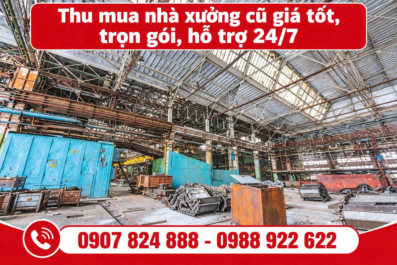 Thu mua nhà xưởng Cà Mau