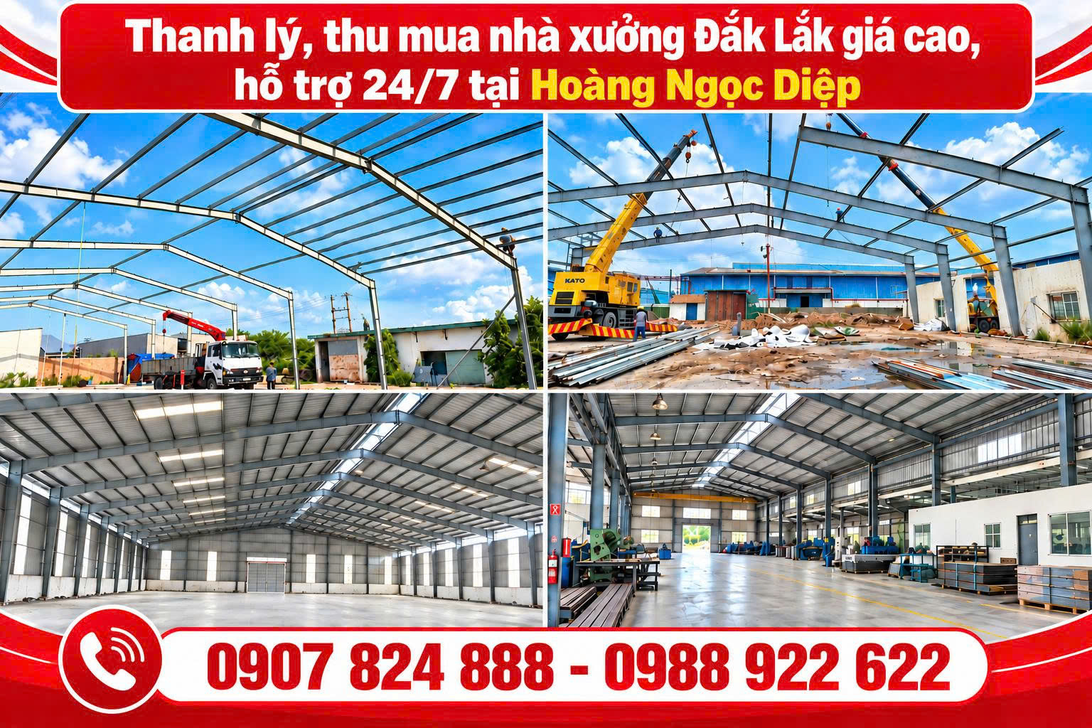 Thu mua nhà xưởng Đắk Lắk