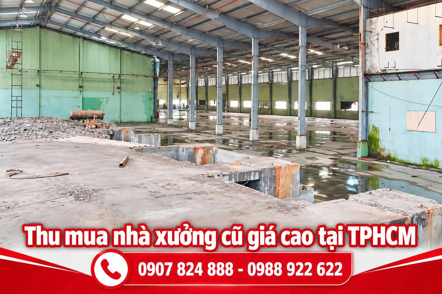 thu mua nhà xưởng cũ