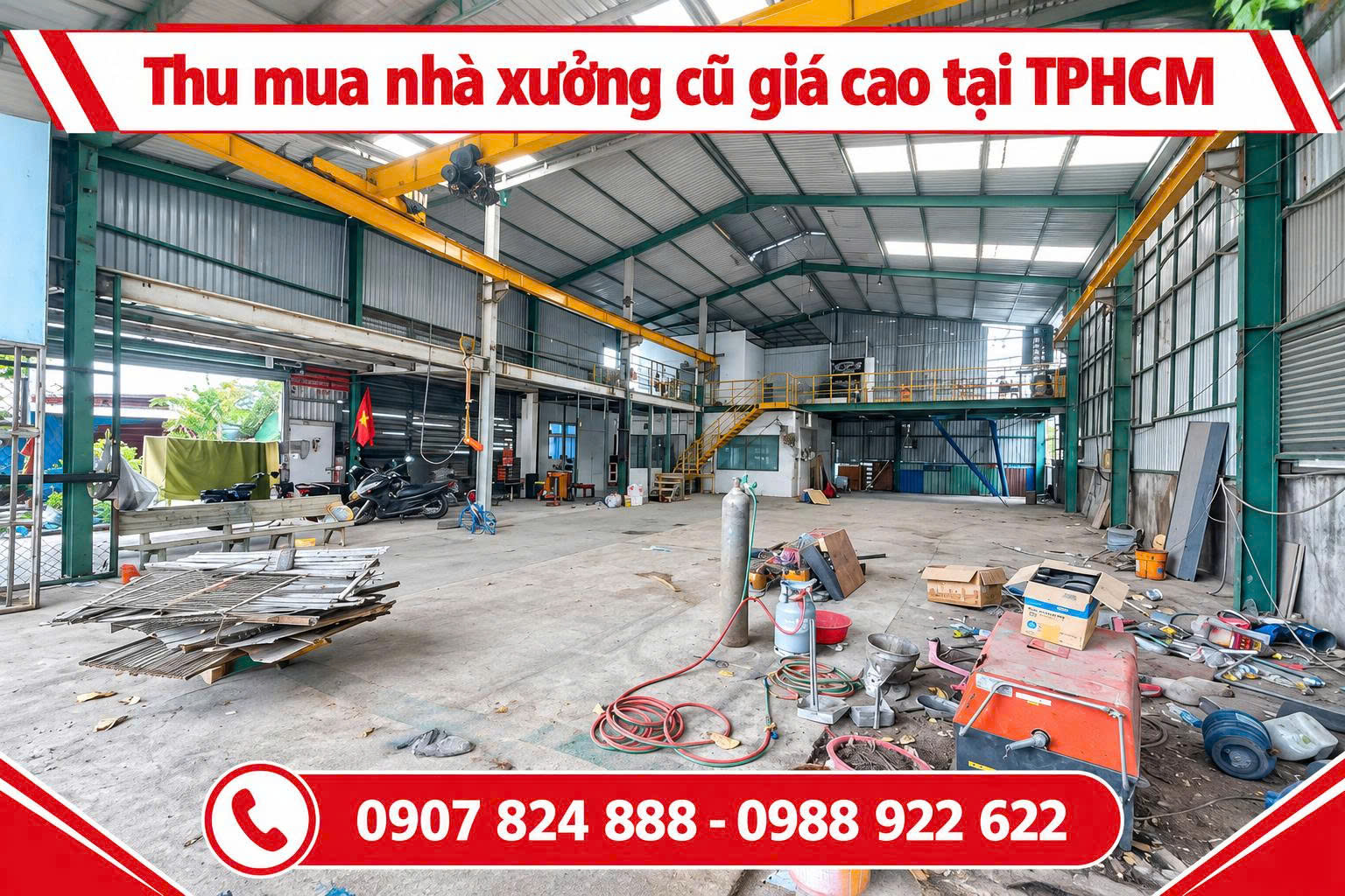 thu mua nhà xưởng cũ
